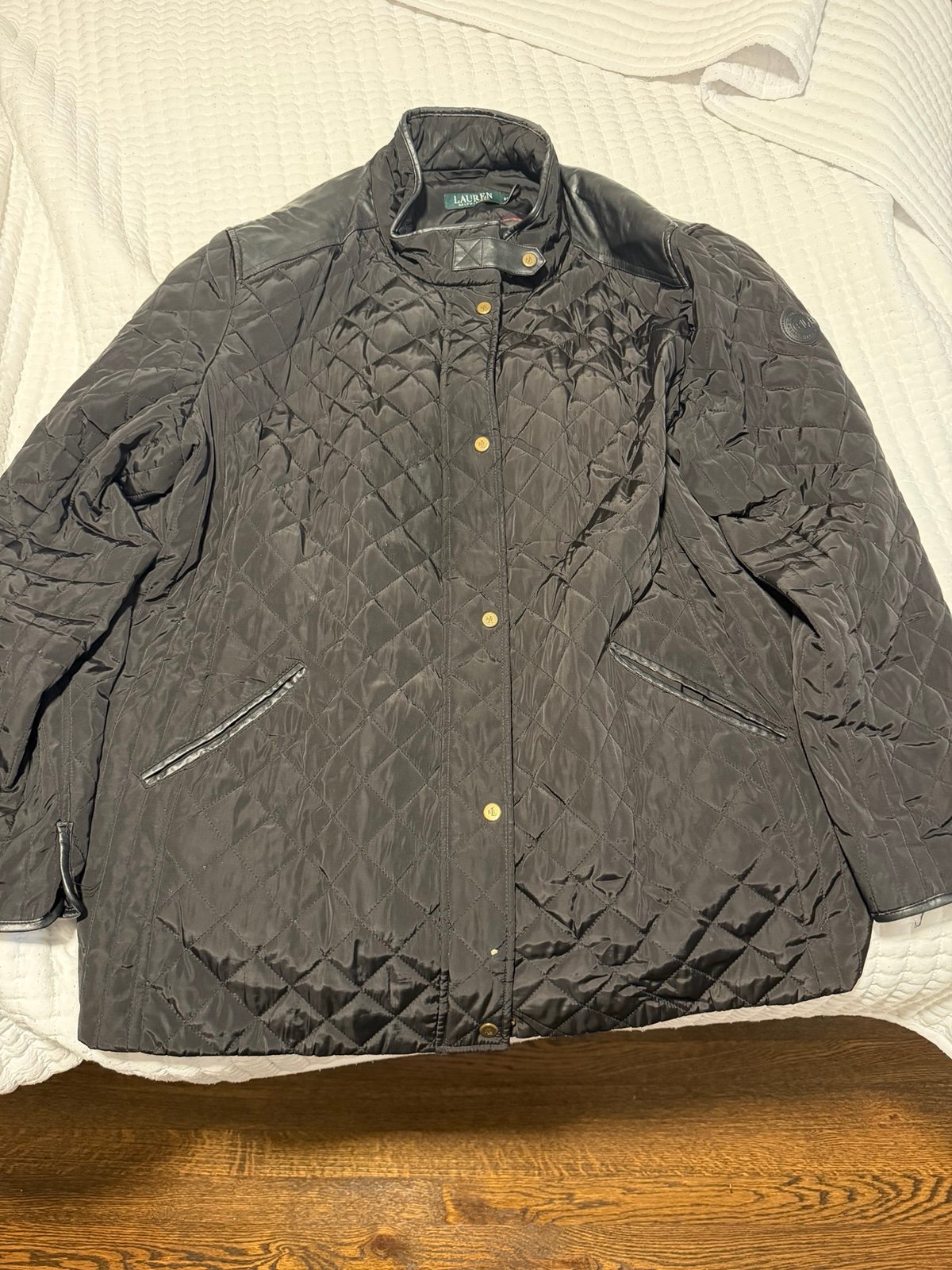 Ralph Lauren Black Quilted Jacket