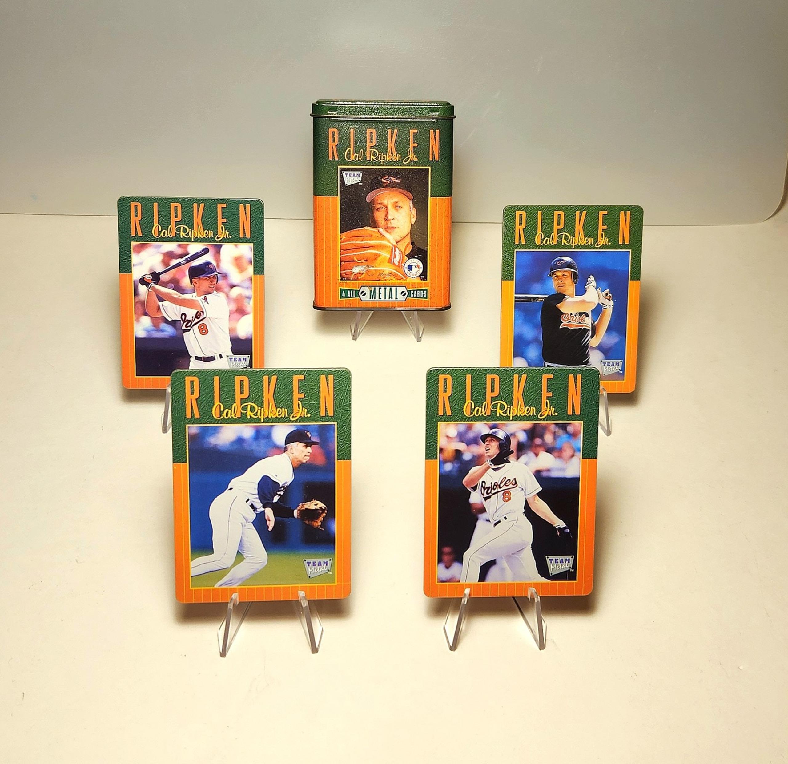 Cal Ripken Jr Metal Baseball Trading Cards and collectors tin MLB