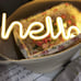 Simple White Hello LED Light Decor
