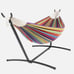 2 Person with Carrying Black Case Portable Hammock with Stand Outdoor Patio