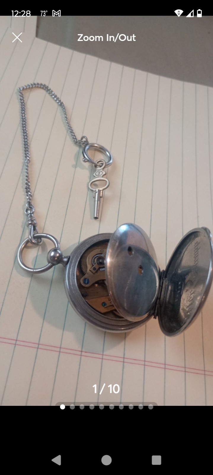 Rare Vintage Beaucour Argentan pocket watch 1700s working condition