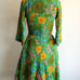 Vintage 1960s Jumpsuit, Rosa Ray Floral Print Cutoff Shorts Romper, Flower Power