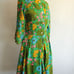 Vintage 1960s Jumpsuit, Rosa Ray Floral Print Cutoff Shorts Romper, Flower Power