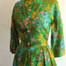 Vintage 1960s Jumpsuit, Rosa Ray Floral Print Cutoff Shorts Romper, Flower Power