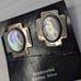 Vintage Sterling Silver & Abalone Earrings