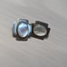 Vintage Sterling Silver & Abalone Earrings