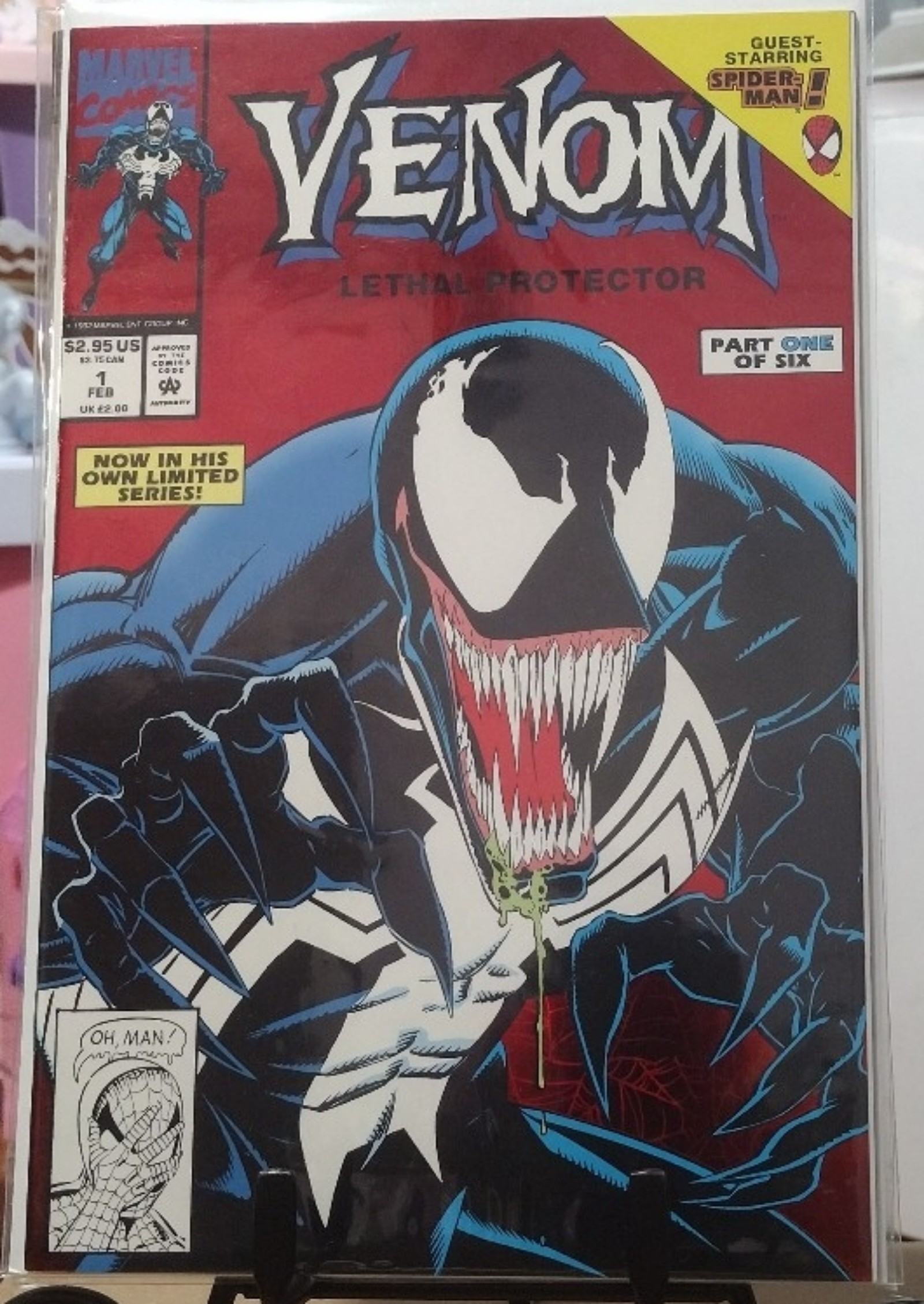 VENOM LETHAL PROTECTOR # 1 MARVEL COMICS February 1993 FOIL
