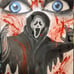 Scream Ghostface painting
