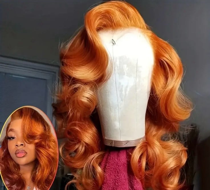 Ginger orange wig