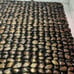 Saro Lifestyle Kailua Hyacinth Placemats in Black (Set of 4)