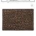 Saro Lifestyle Kailua Hyacinth Placemats in Black (Set of 4)
