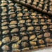 Saro Lifestyle Kailua Hyacinth Placemats in Black (Set of 4)