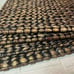 Saro Lifestyle Kailua Hyacinth Placemats in Black (Set of 4)