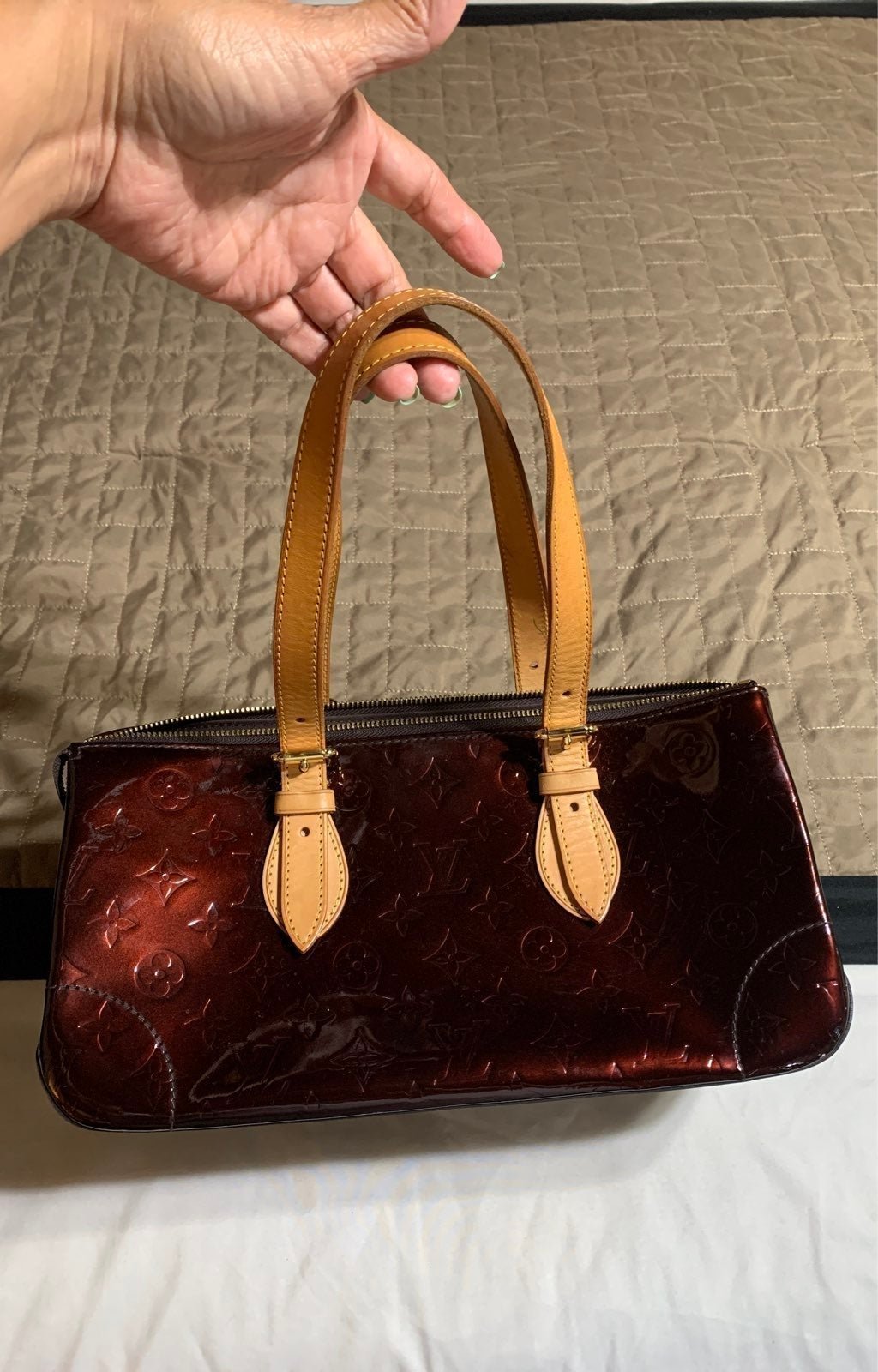 Louis vuitton Rosewood Vernis Handbag