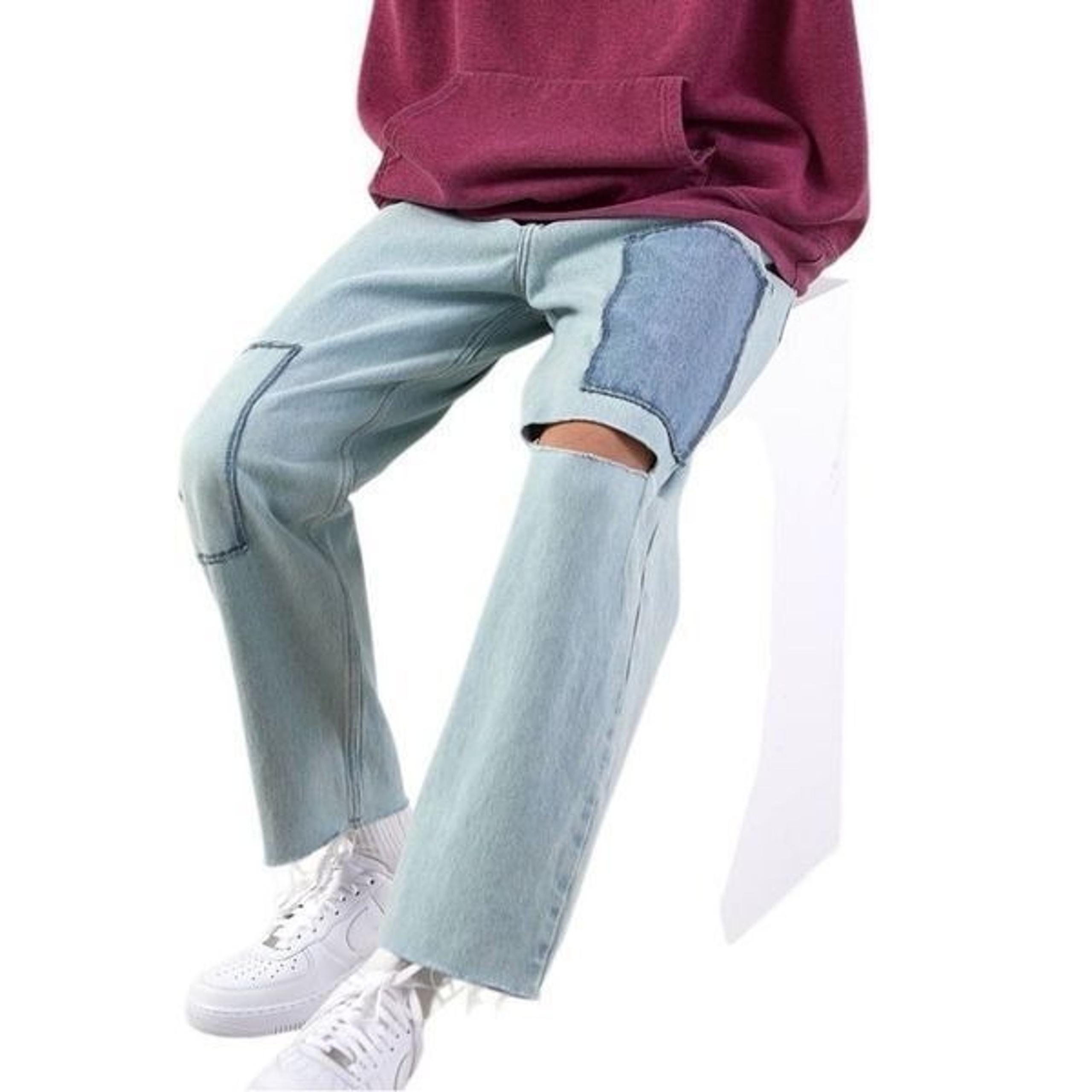 BDG Bow Fit Jean Light Wash Patchwork Men’s size 30X30