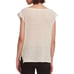 Cream Ivory DKNY Drape-Front Round Neck Knit Pullover Sweater (NWT)