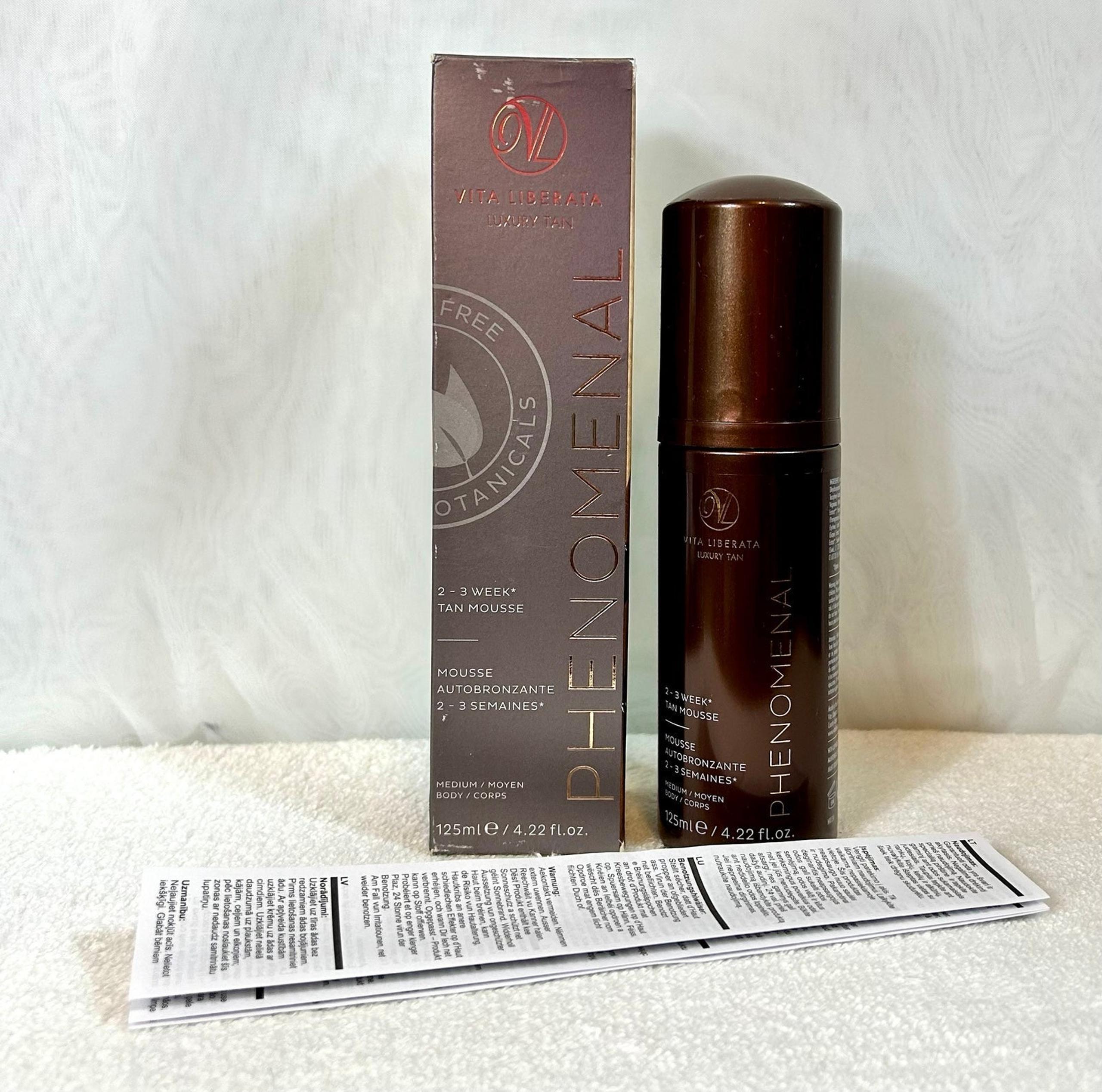NIB Phenomenal self Tanning Mousse - Medium - Vita Liberata