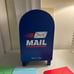 Melissa & Doug Stamp & Sort Post Office Wooden Mailbox 6 Letters 5 Stamps No Key