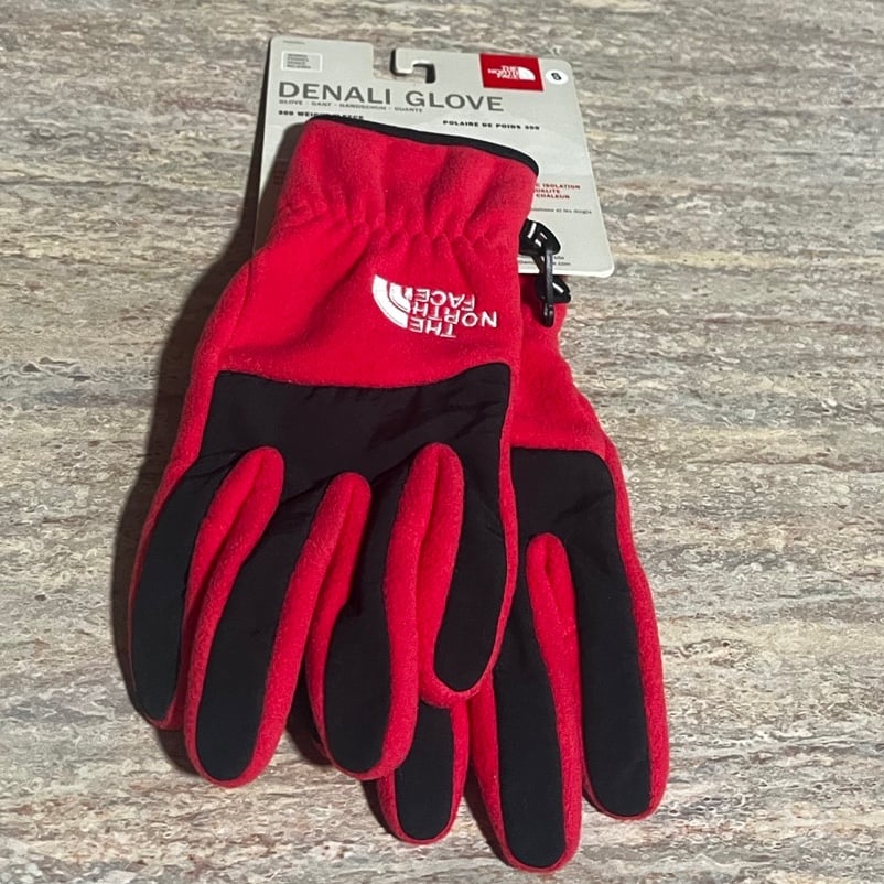 NWT The North Face Retro Pink Denali Fleece Gloves