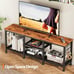 TV Media Console Table for Living Room, Bedroom, Rustic Brown