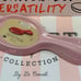 Le Creuset Chiffon Pink Traditional Style Spoon Rest Holder Authentic Stoneware