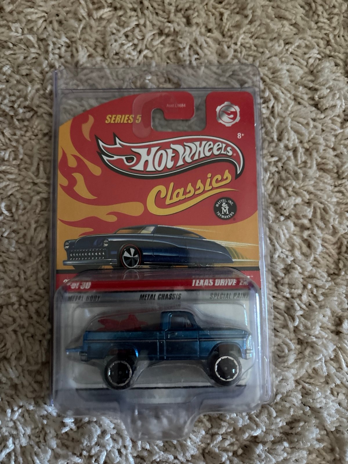 Hot Wheels 2009 Holiday Rods Texas Drive 'Em Blue Chase D54