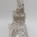 LE Smith Glass Rearing Horse Bookend / Art Glass Sculpture - Clear
