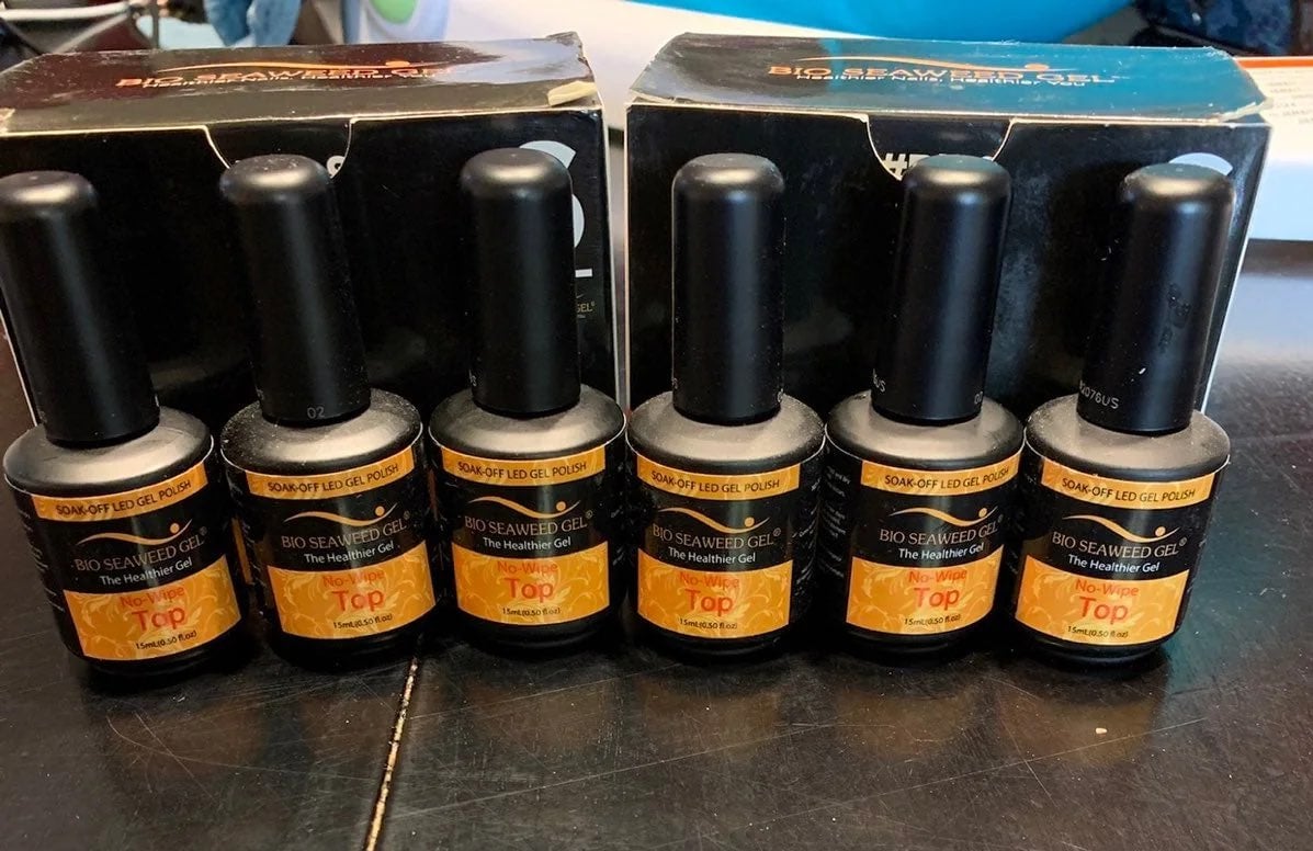 Bio seaweed gel led gel polish set of 6