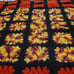 Vintage Red & Black Granny Square Afghan – Bold Rustic Americana Decor (60x40)