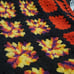 Vintage Red & Black Granny Square Afghan – Bold Rustic Americana Decor (60x40)