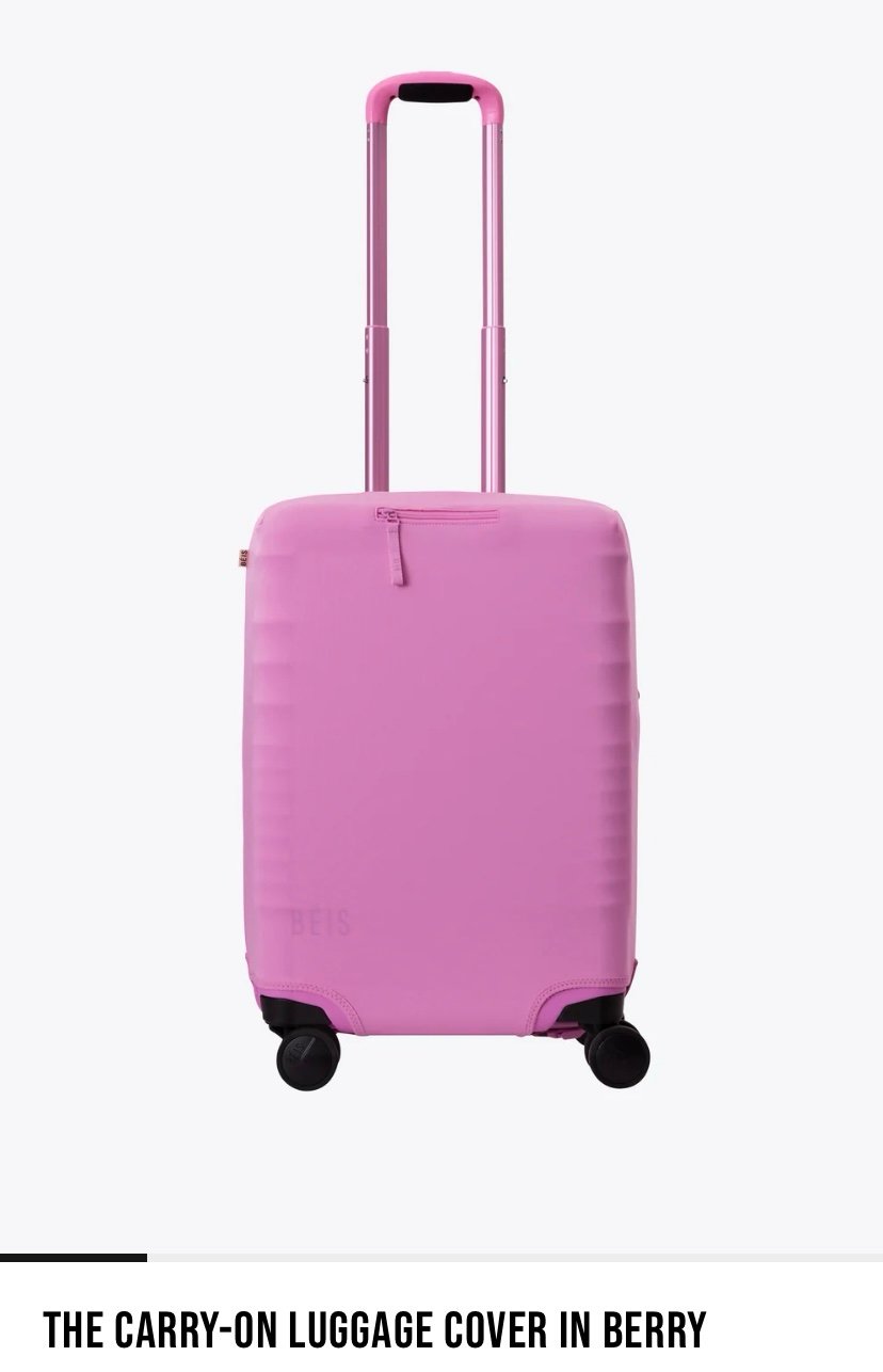 Beis Berry Carryon Luggage Cover