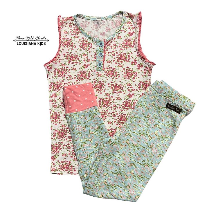 Material Jane 6Y Brilliant Daydream Bedhead Floral Pajamas Set