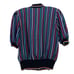 Vintage JANAN STUDIO Saks 2-Piece Outfit Set Black Striped Pleated Skirt LARGE