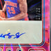 MARCUS SASSER 2023 DONRUSS OPTIC PINK LASER ROOKIE AUTO 17/20 SIGNATURE SERIES
