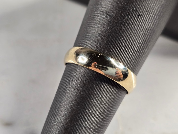 Womens Vintage Estate 10k Gold Tessler Weiss Wedding Ring Band 2.0g E7807
