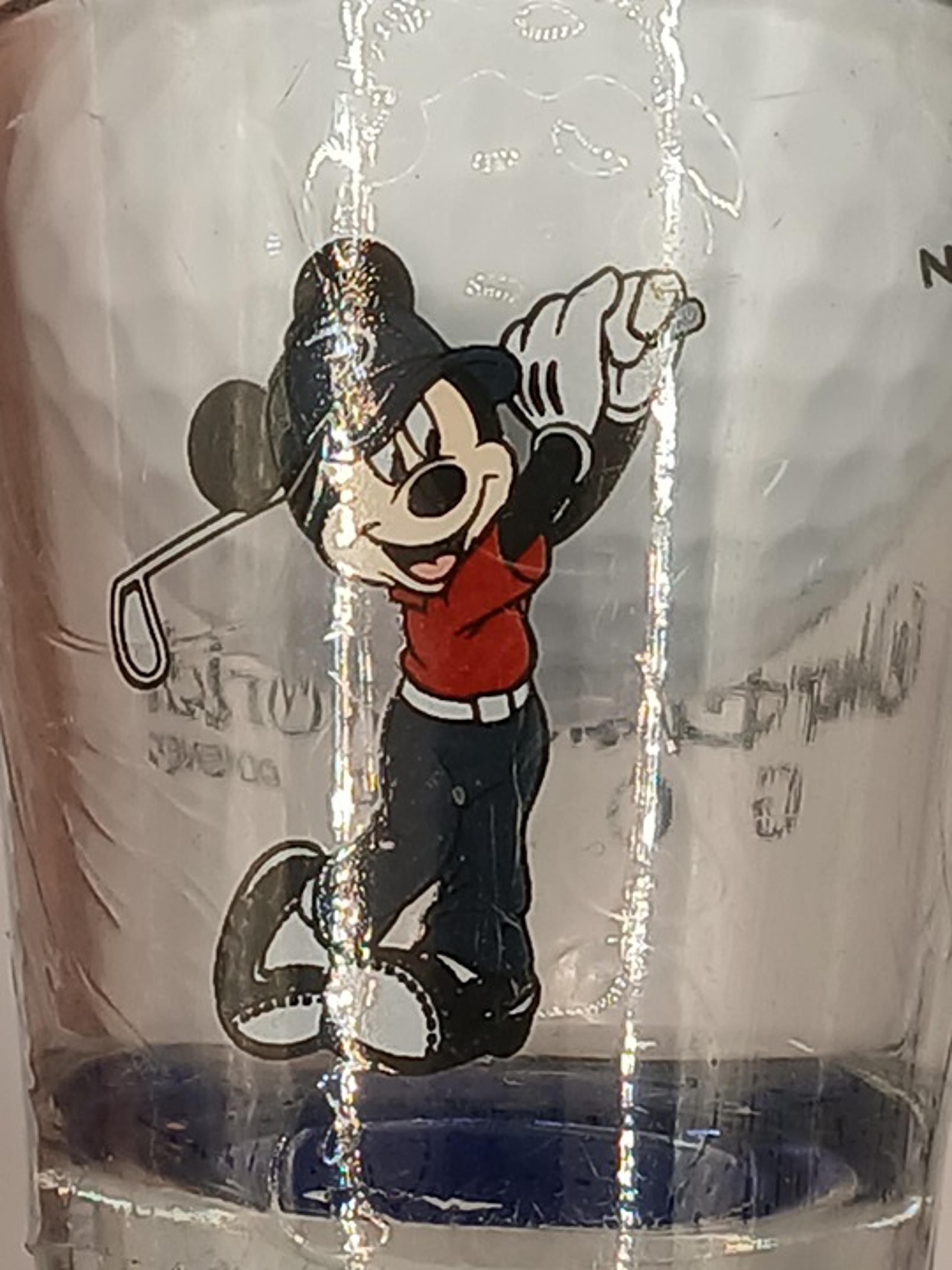 Walt World Golf Ball in a Shot Glass, NOS, Good Condition - Disney
