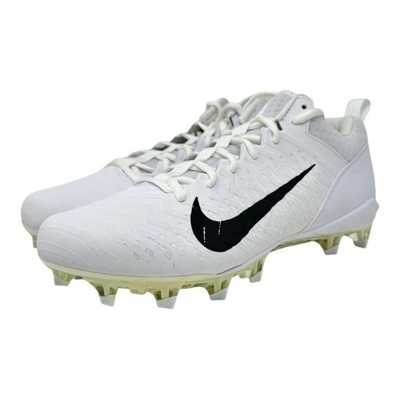 NIKE Alpha Men's  'White Black' Menace 2 Low Men's Football Cleats Size 16