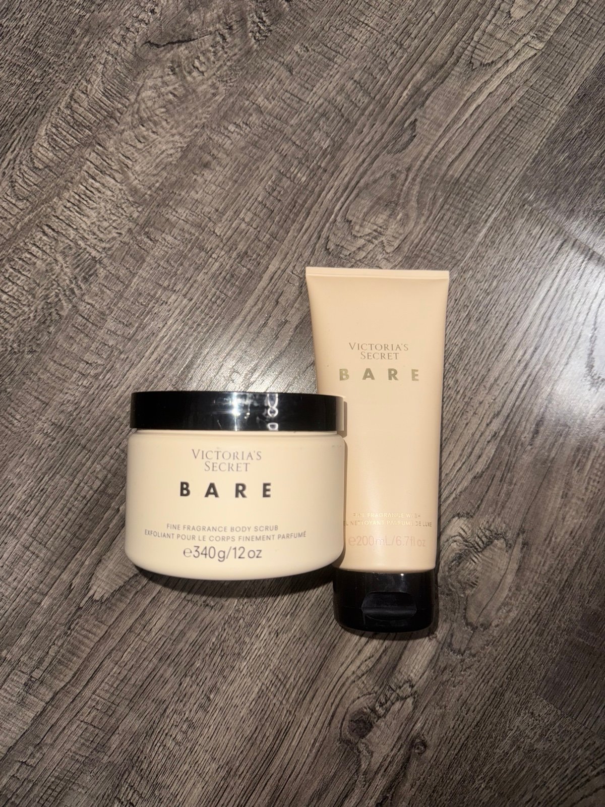 New Victorias Secret Bare Body Wash and Body Scrub