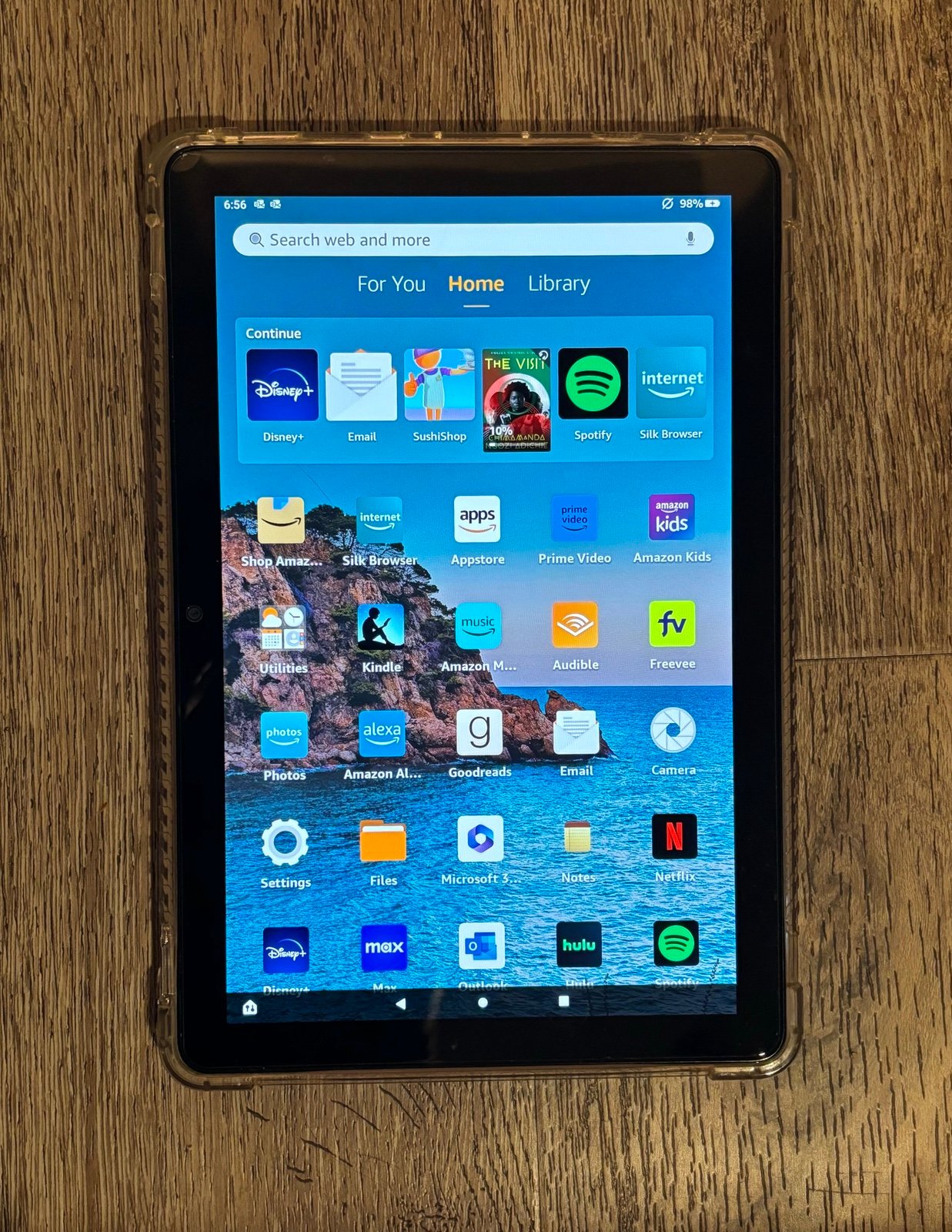 Amazon Fire HD 10 tablet, 10.1", 1080p Full HD, 32 GB, (2021 release), Olive