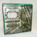 Beautiful Glass & Iridescent Mother of Pearl Mosaic Square Tissue Box Holder
