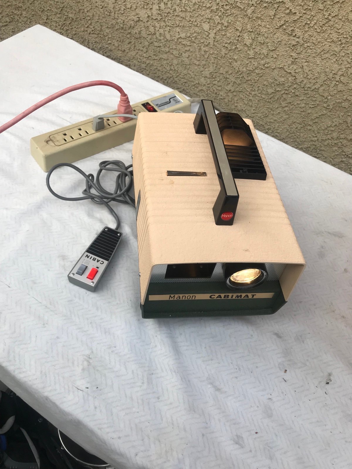 Vintage slide projectors