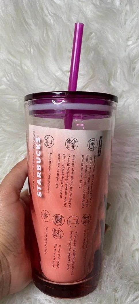 Starbucks summer 2021 glass tumbler