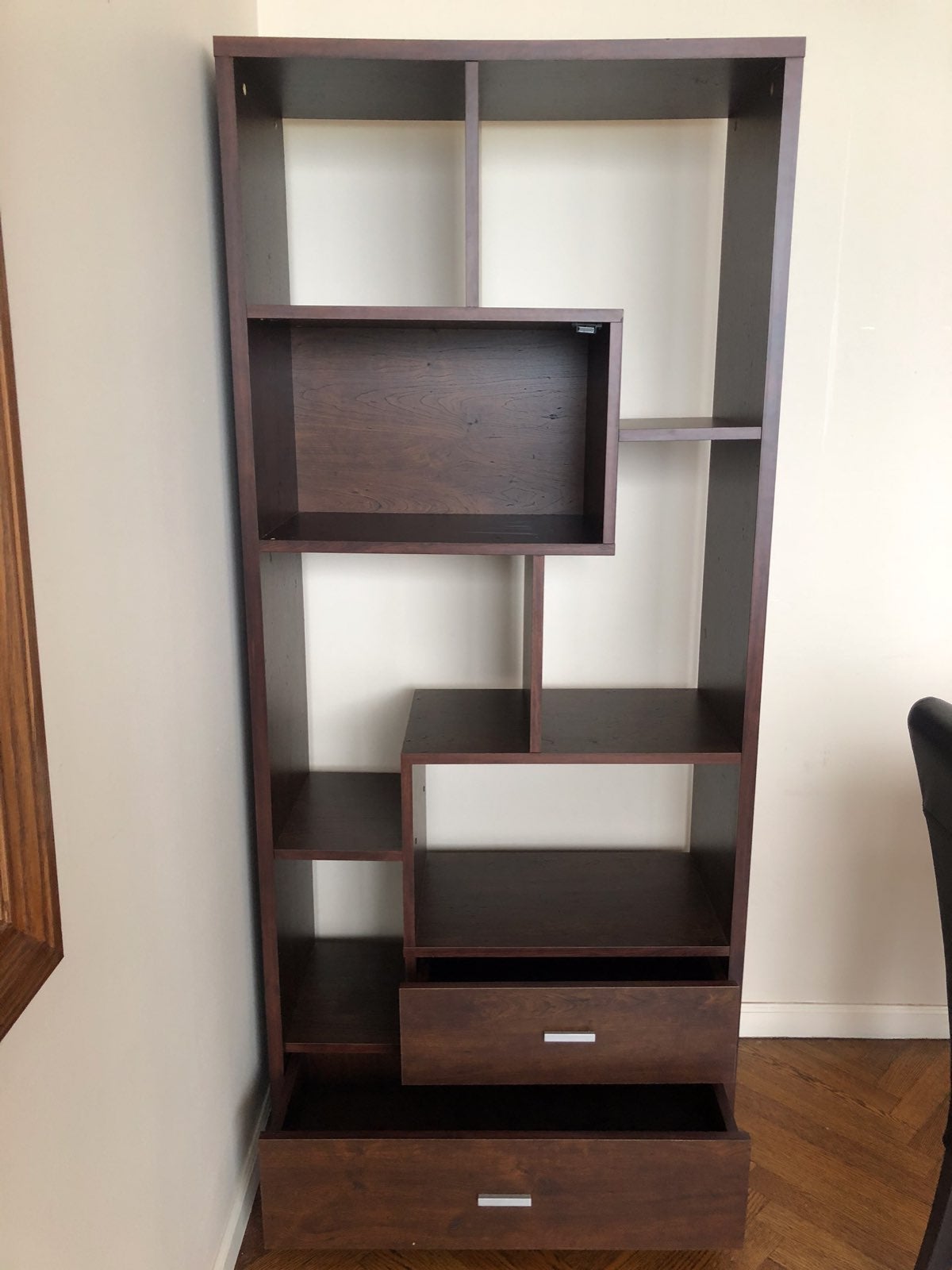AXTON GEOMETRIC BOOKCASE- moving sale