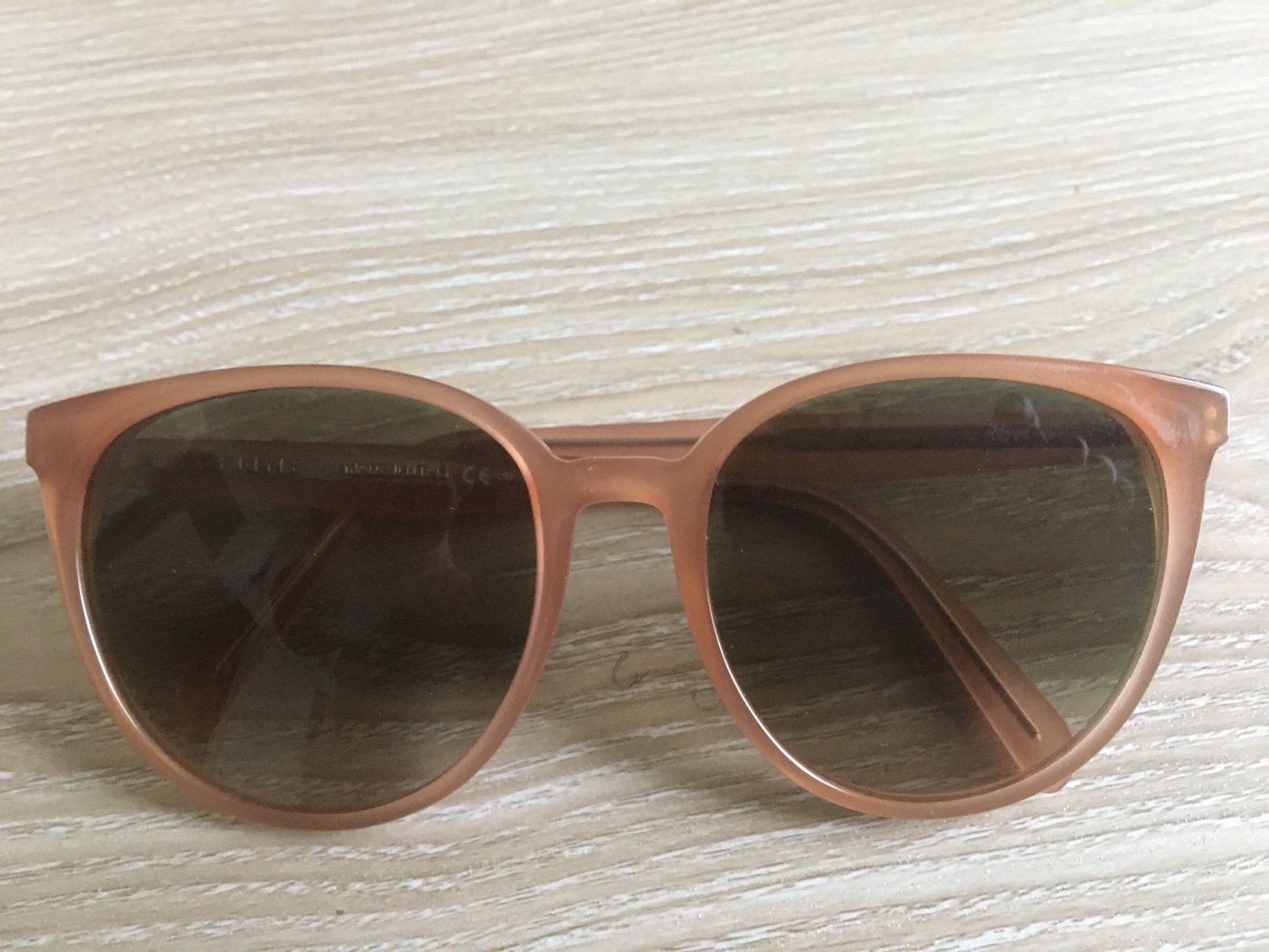 Dusty pink sunglasses