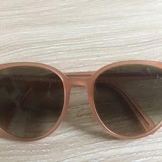 Dusty pink sunglasses