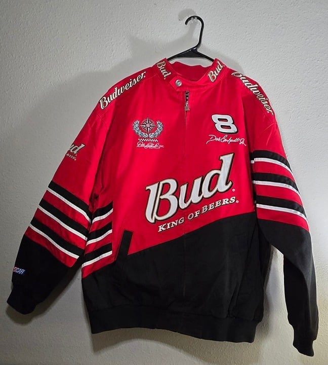 Dale Earnhardt Jr. #8 NASCAR Winston Cup Budweiser Jacket size XL Chase