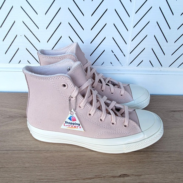 ❤️❤️Chuck 70 High Top Suede Pebble Sneakers Sz 6.5 Men's Shoes Pink A07901C New
