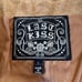Last Kiss 100% Leather Tan Fringe V-Neck Tie Front Vest