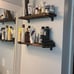 Set of 2, Brown, Wood Floating Shelves Wall Mounted Modern Farmhouse Shelf