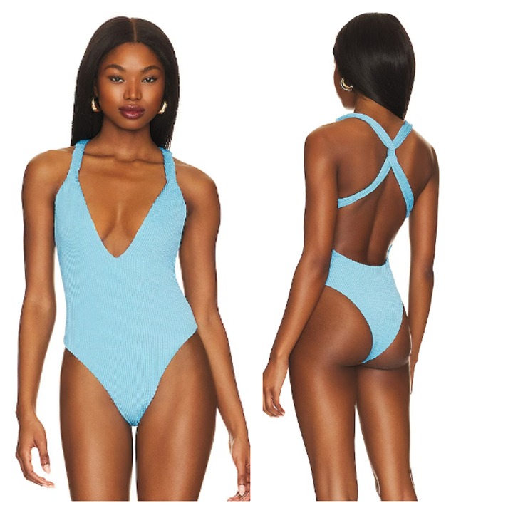 Camila Coelho Pilar One Piece - Blue